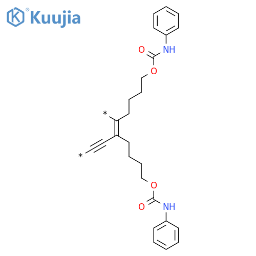 Poly[1,2-bis[4-[[(phenylamino)carbonyl]oxy]butyl]-1-buten-3-yne-1,4-diyl] structure