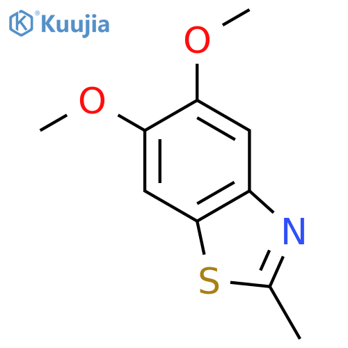 5,6-dimethoxy-2-methyl-1,3-benzothiazole structure