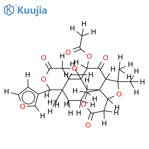 Rutaevin acetate structure