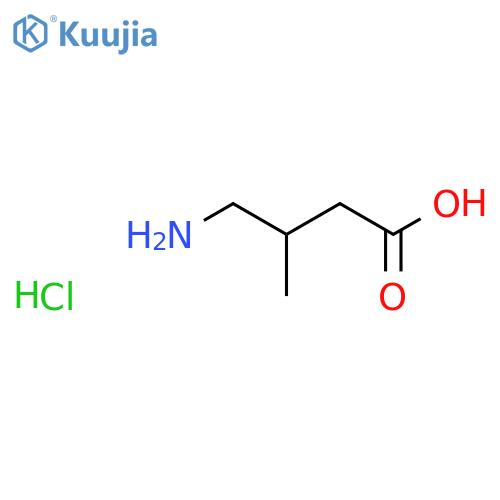 4-Amino-3-methylbutanoic Acid Hydrochloride structure