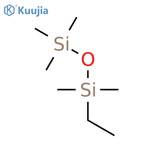 Disiloxane, ethylpentamethyl- structure