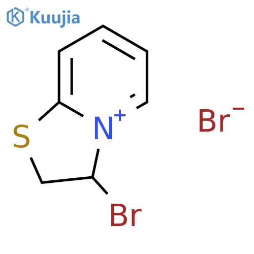 Thiazolo[3,2-a]pyridinium, 3-bromo-2,3-dihydro-, bromide structure