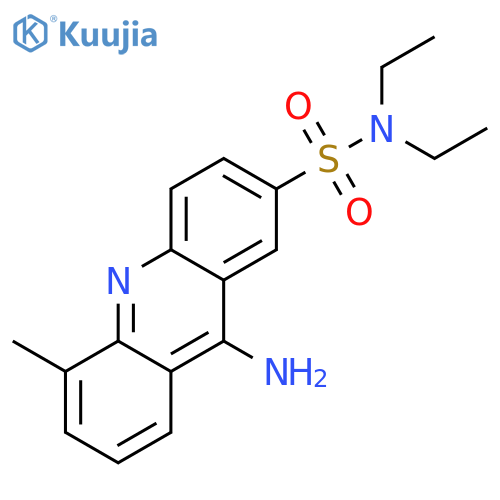 2-ACRIDINESULFONAMIDE, 9-AMINO-N,N-DIETHYL-5-METHYL- structure