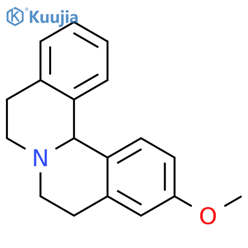6H-Dibenzo[a,h]quinolizine, 5,8,9,13b-tetrahydro-3-methoxy- structure