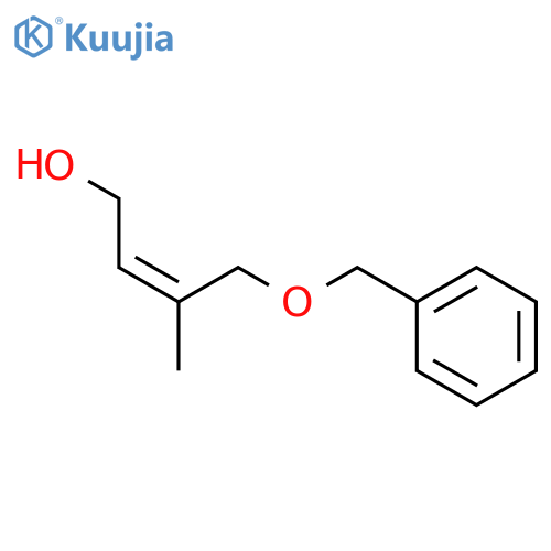 (2Z)-3-Methyl-4-(benzyloxy)-2-buten-1-ol structure