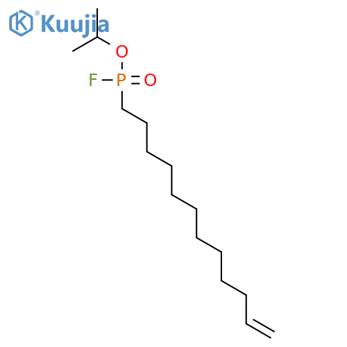 Isopropyl dodec-11-enylfluorophosphonate structure