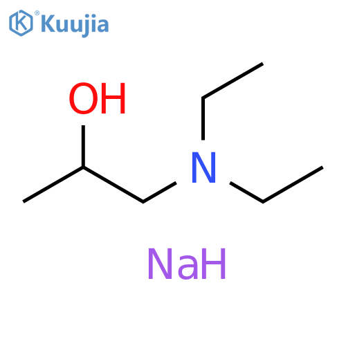 2-Propanol, 1-(diethylamino)-, sodium salt structure