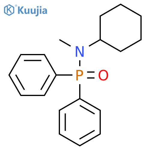 Phosphinic amide, N-cyclohexyl-N-methyl-P,P-diphenyl- structure