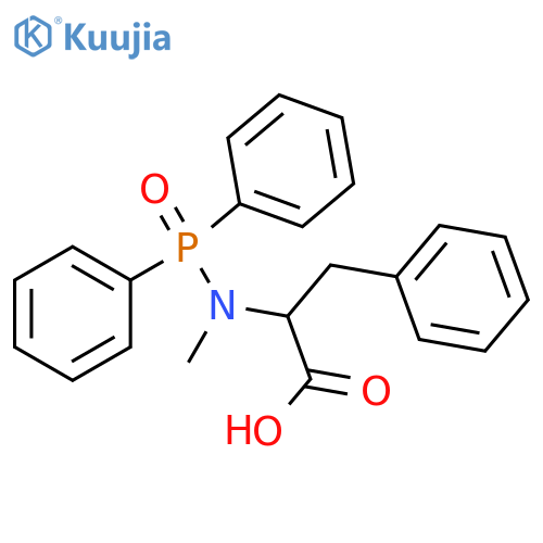 L-Phenylalanine, N-(diphenylphosphinyl)-N-methyl- structure
