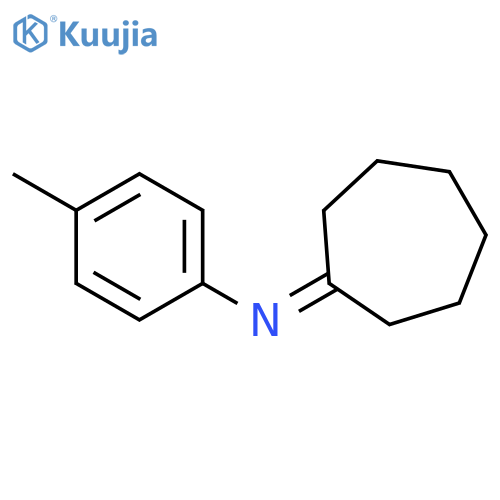 BENZENAMINE, N-CYCLOHEPTYLIDENE-4-METHYL- structure