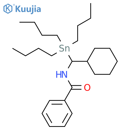 BENZAMIDE, N-[CYCLOHEXYL(TRIBUTYLSTANNYL)METHYL]- structure