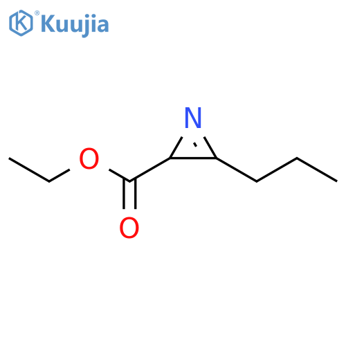 2H-Azirine-2-carboxylic acid, 3-propyl-, ethyl ester structure