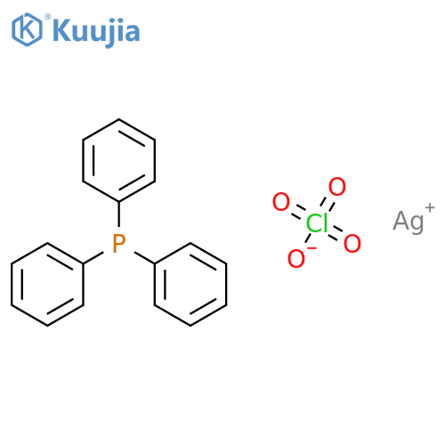 Silver(1+), (triphenylphosphine)-, perchlorate structure