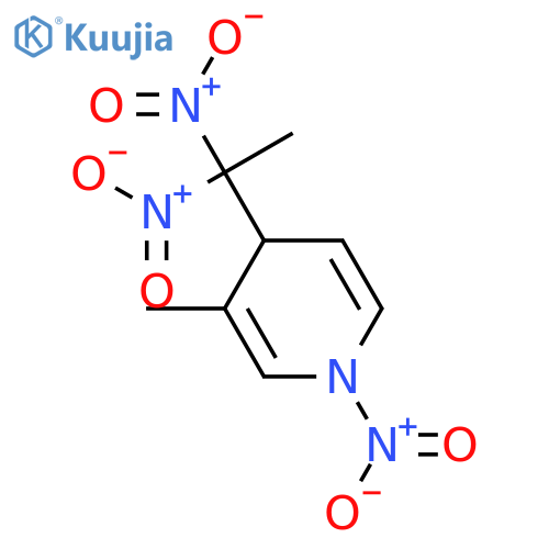Pyridine, 4-(1,1-dinitroethyl)-1,4-dihydro-3-methyl-1-nitro- structure