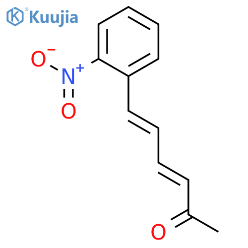 3,5-Hexadien-2-one, 6-(2-nitrophenyl)- structure