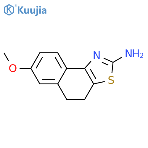 7-Methoxy-4,5-dihydronaphtho1,2-d1,3thiazol-2-amine structure