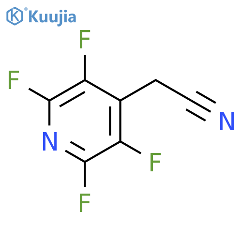 4-Pyridineacetonitrile, 2,3,5,6-tetrafluoro- structure