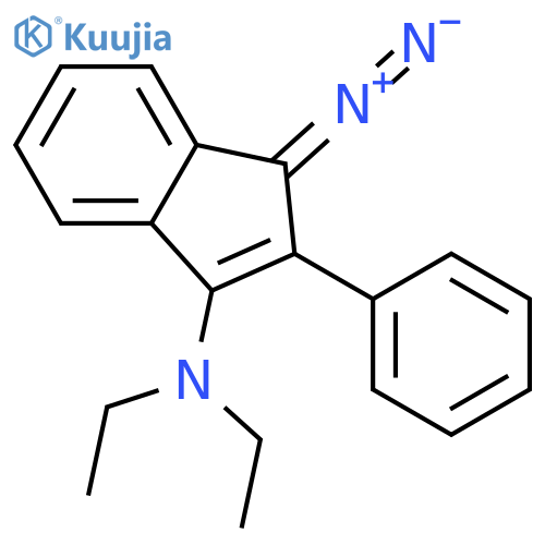 1H-Inden-3-amine, 1-diazo-N,N-diethyl-2-phenyl- structure
