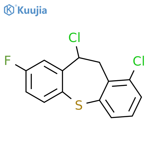 DIBENZO[B,F]THIEPIN, 1,10-DICHLORO-8-FLUORO-10,11-DIHYDRO- structure