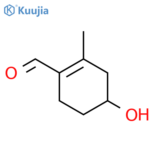1-Cyclohexene-1-carboxaldehyde, 4-hydroxy-2-methyl- structure