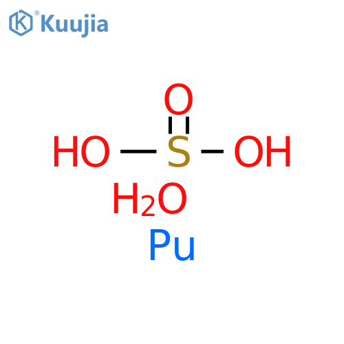 Sulfurous acid, plutonium(4+) salt (2:1), tetrahydrate (9CI) structure