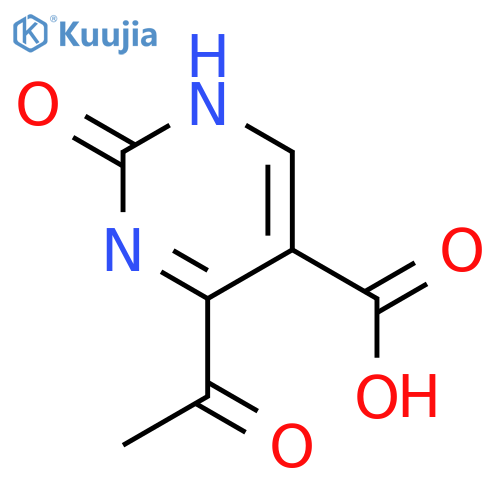 5-Pyrimidinecarboxylic acid, 4-acetyl-1,2-dihydro-2-oxo- structure