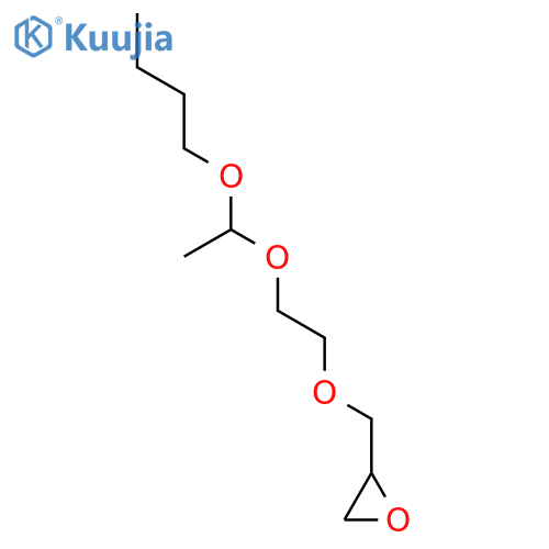 Oxirane, [[2-(1-butoxyethoxy)ethoxy]methyl]- structure