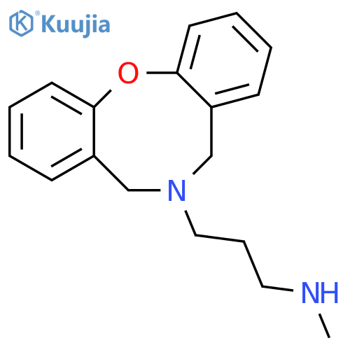 5H-DIBENZ[B,G][1,5]OXAZOCINE-6(7H)-PROPANAMINE, N-METHYL- structure