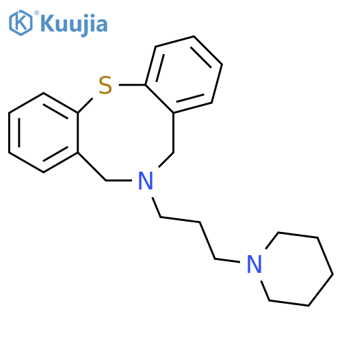 5H-DIBENZO[B,G][1,5]THIAZOCINE, 6,7-DIHYDRO-6-[3-(1-PIPERIDINYL)PROPYL]- structure