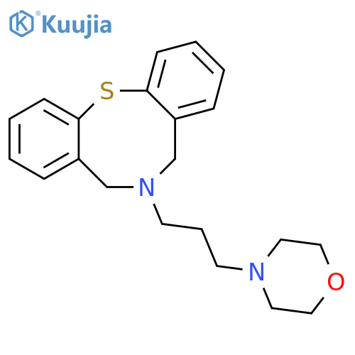 5H-Dibenzo[b,g][1,5]thiazocine, 6,7-dihydro-6-[3-(4-morpholinyl)propyl]- structure