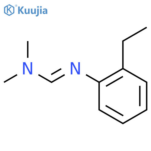 N'-(2-ethylphenyl)-N,N-dimethylimidoformamide structure