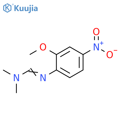 Methanimidamide, N'-(2-methoxy-4-nitrophenyl)-N,N-dimethyl- structure