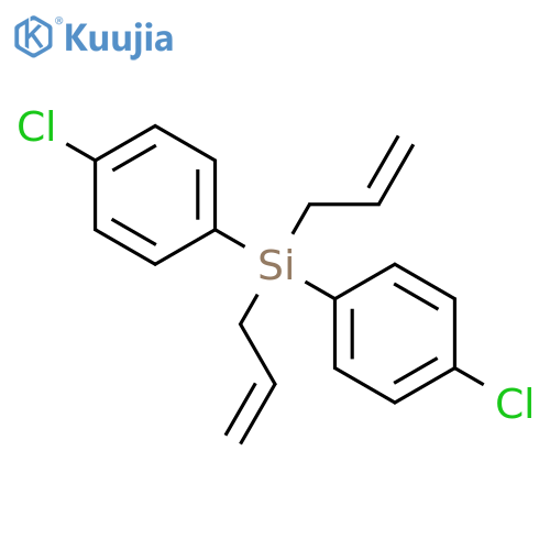 Silane, bis(4-chlorophenyl)di-2-propenyl- structure