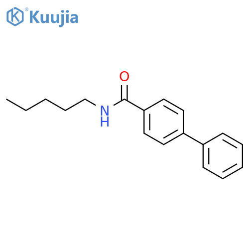 [1,1'-BIPHENYL]-4-CARBOXAMIDE, N-PENTYL- structure