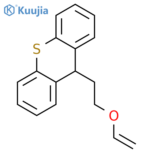 9H-Thioxanthene, 9-[2-(ethenyloxy)ethyl]- structure
