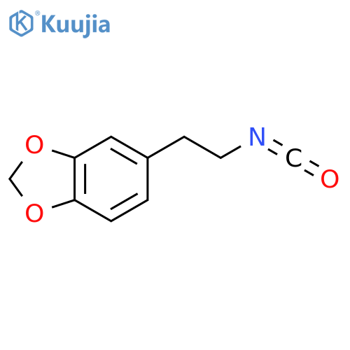5-(2-isocyanatoethyl)-2H-1,3-benzodioxole structure
