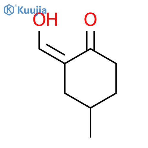 Cyclohexanone, 2-(hydroxymethylene)-4-methyl- structure