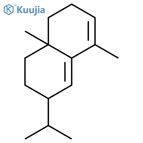 Naphthalene, 1,2,3,7,8,8a-hexahydro-5,8a-dimethyl-3-(1-methylethyl)- structure