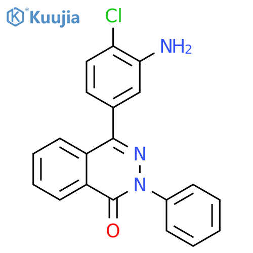 1(2H)-Phthalazinone, 4-(3-amino-4-chlorophenyl)-2-phenyl- structure