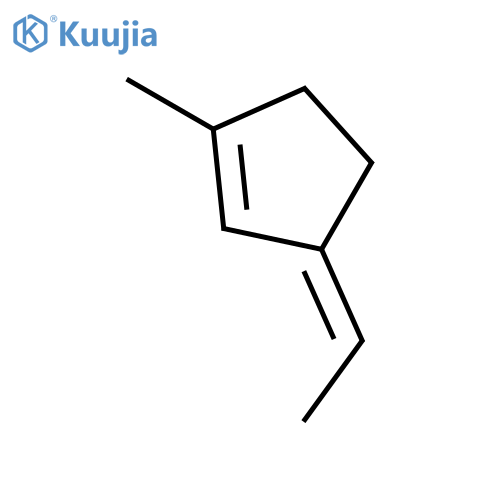(3Z)-3-ethylidene-1-methylcyclopentene structure