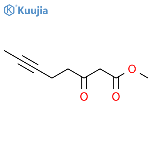 6-Octynoic acid, 3-oxo-, methyl ester structure