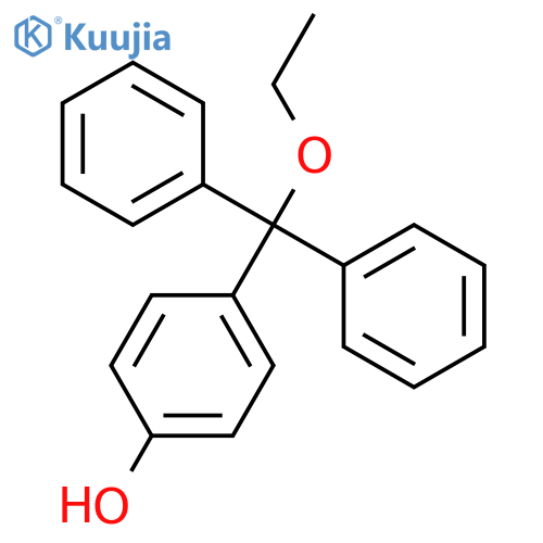 Phenol, 4-(ethoxydiphenylmethyl)- structure