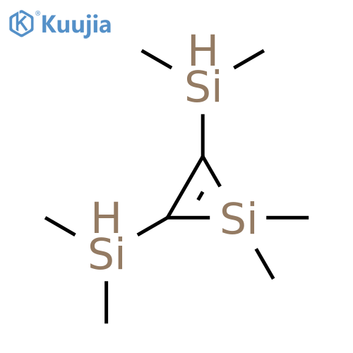 Silacycloprop-2-ene, 2,3-bis(dimethylsilyl)-1,1-dimethyl- structure
