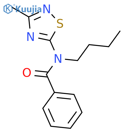 Benzamide, N-butyl-N-(3-methyl-1,2,4-thiadiazol-5-yl)- structure
