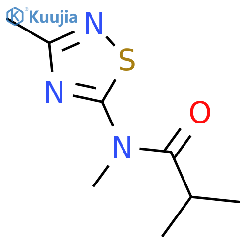 Propanamide, N,2-dimethyl-N-(3-methyl-1,2,4-thiadiazol-5-yl)- structure