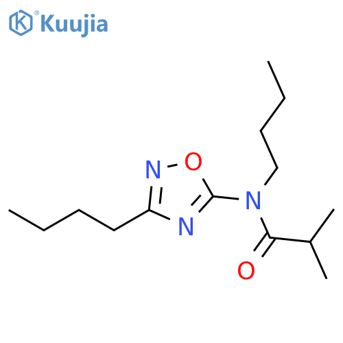 Propanamide, N-butyl-N-(3-butyl-1,2,4-oxadiazol-5-yl)-2-methyl- structure