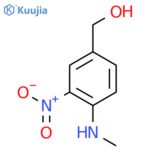 Benzenemethanol, 4-(methylamino)-3-nitro- structure
