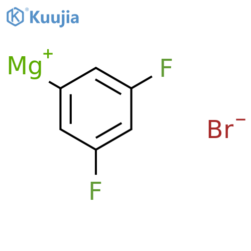 3,5-Difluorophenylmagnesium bromide, 0.50 M in 2-MeTHF structure