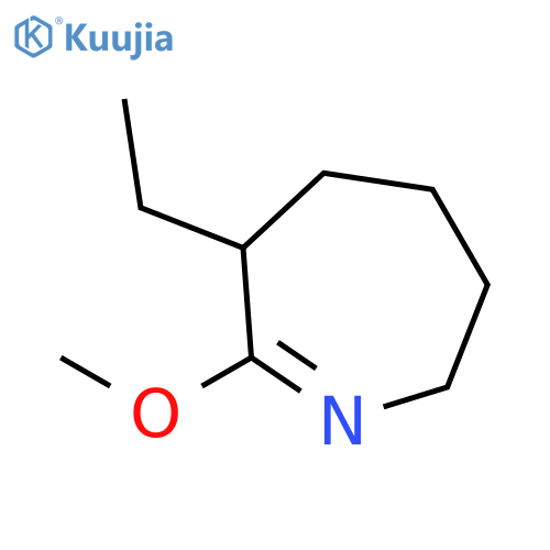 2H-Azepine, 6-ethyl-3,4,5,6-tetrahydro-7-methoxy- structure