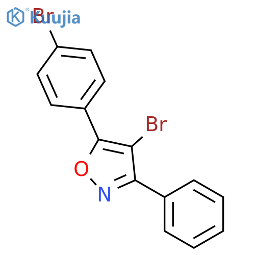 ISOXAZOLE, 4-BROMO-5-(4-BROMOPHENYL)-3-PHENYL- structure